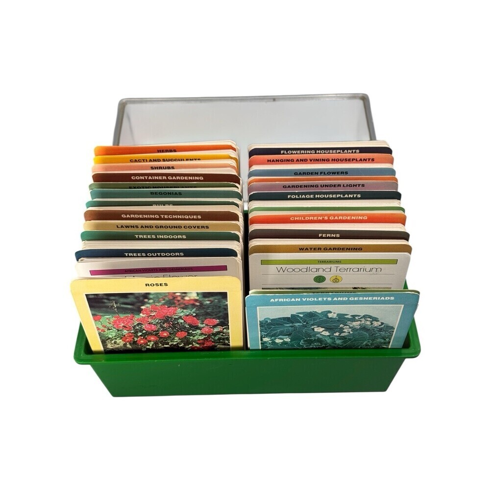Happy Plants Care Card Set 24 Categories Houseplants Garden Herbs Shrubs Guides - Picture 2 of 10